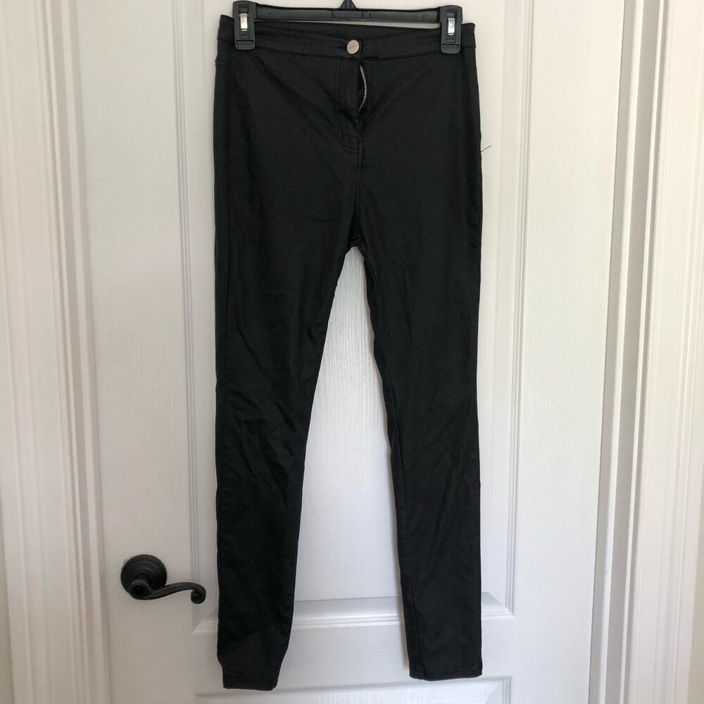 Parisian Women's Skinny Jeans Size 8 Stretchable Mid Waist Black 26x26‎ Preowned